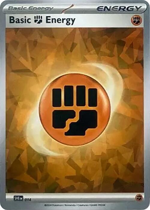 Basic Fighting Energy (Cracked Ice Holo)  — Miscellaneous Cards & Products (014) - Holofoil