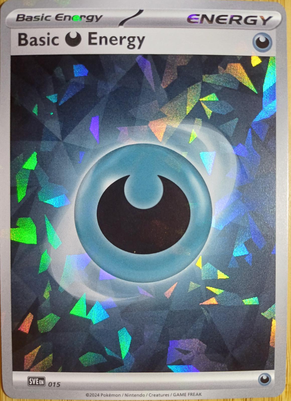 Basic Darkness Energy (Cracked Ice Holo)  — Miscellaneous Cards & Products (015) - Holofoil