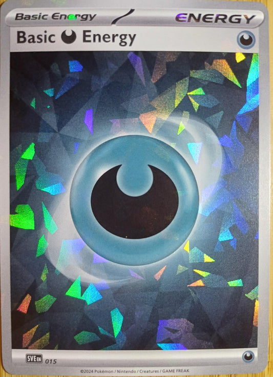 Basic Darkness Energy (Cracked Ice Holo)  — Miscellaneous Cards & Products (015) - Holofoil
