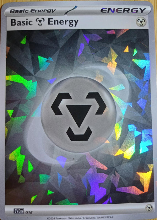 Basic Metal Energy (Cracked Ice Holo)  — Miscellaneous Cards & Products (016) - Holofoil