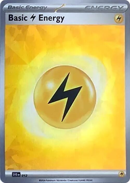 Basic Lightning Energy (Cracked Ice Holo)  — Miscellaneous Cards & Products (012) - Holofoil