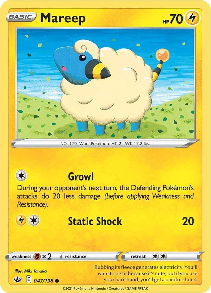 Mareep  — Chilling Reign (047/198) - Normal