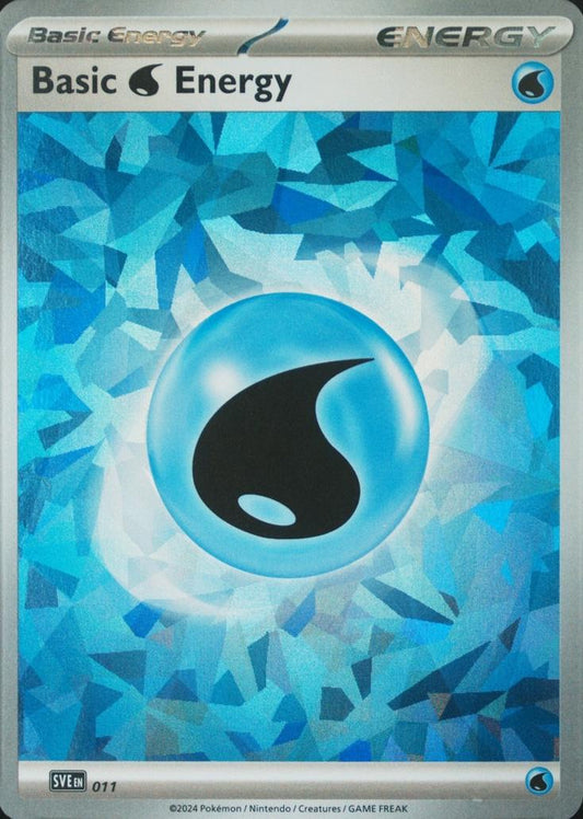 Basic Water Energy (Cracked Ice Holo)  — Miscellaneous Cards & Products (011) - Holofoil