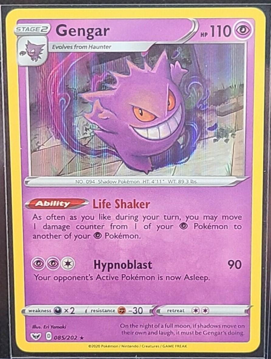 Gengar  — Sword & Shield Base Set (085/202) - Holofoil