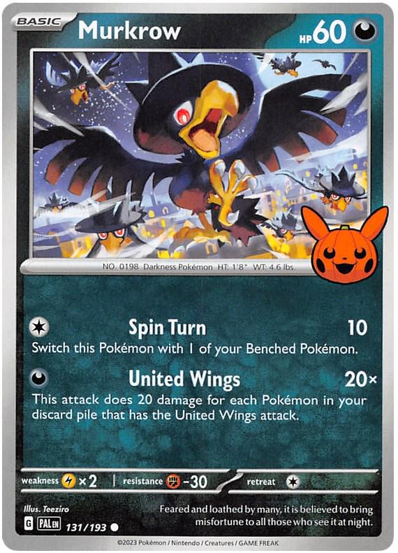 Murkrow  — Trick or Trade BOOster Bundle 2023 (131/193) - Normal