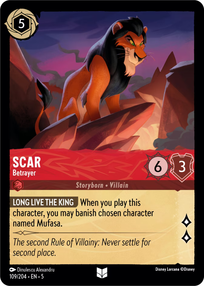 Scar - Betrayer  — Shimmering Skies (109/204) - Cold Foil