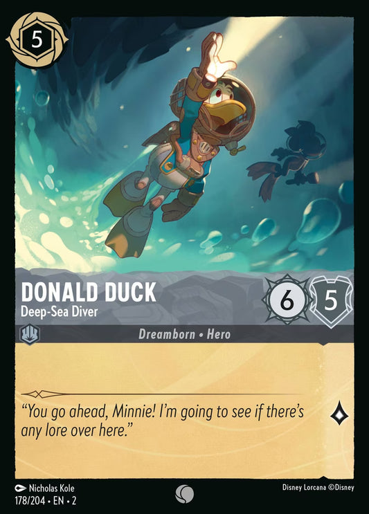 Donald Duck - Deep-Sea Diver  — Rise of the Floodborn (178/204) - Cold Foil