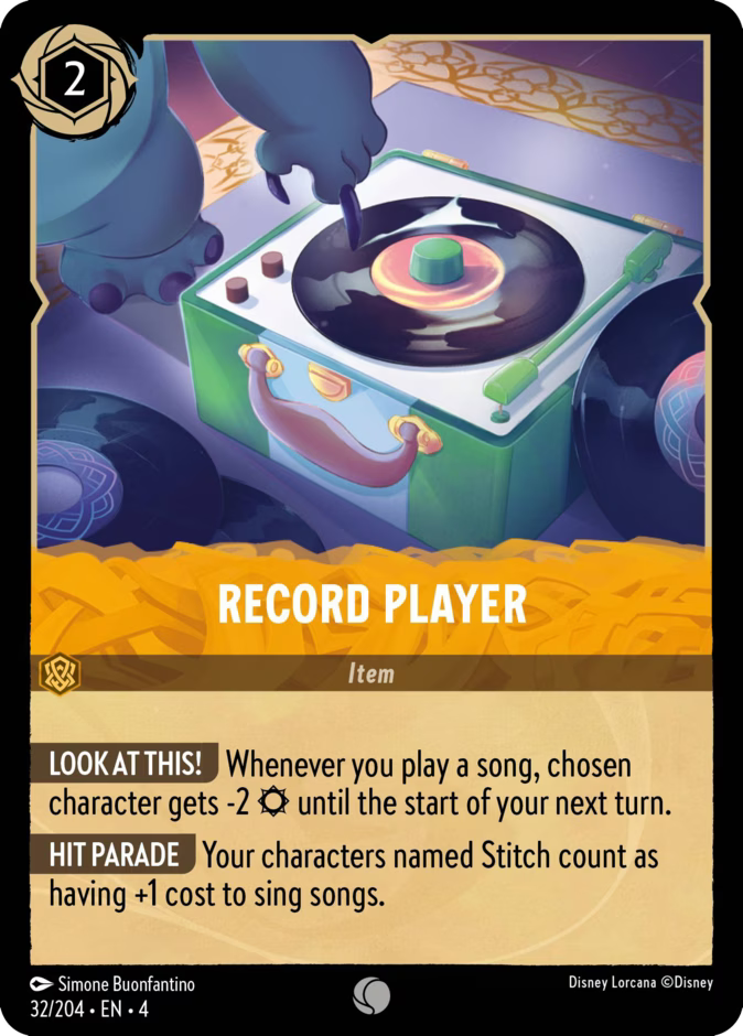 Record Player  — Ursula's Return (32/204) - Cold Foil