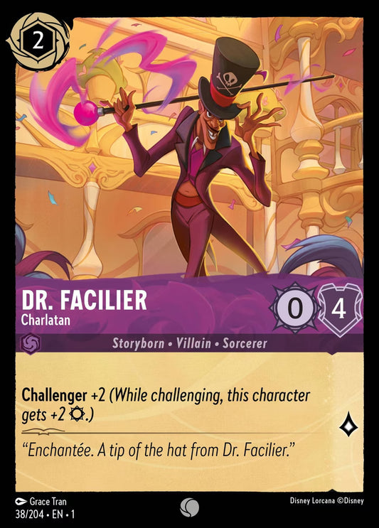 Dr. Facilier - Charlatan  — The First Chapter (38/204) - Cold Foil