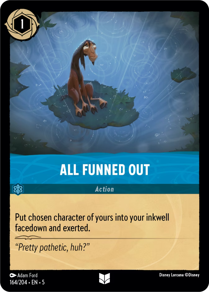 All Funned Out  — Shimmering Skies (164/204) - Cold Foil