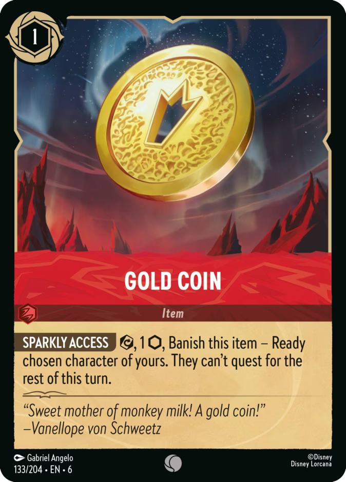 Gold Coin  — Azurite Sea (133/204) - Cold Foil
