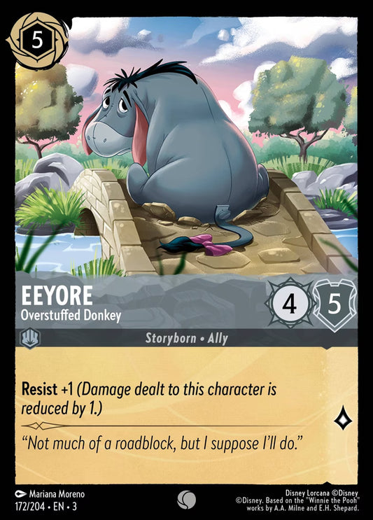 Eeyore - Overstuffed Donkey  — Into the Inklands (172/204) - Cold Foil