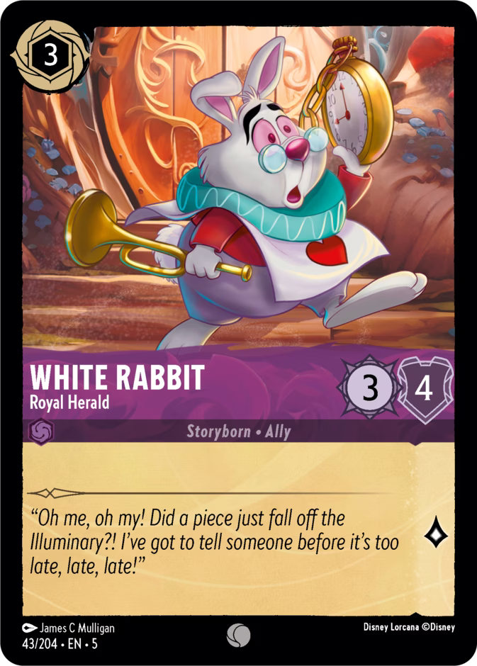 White Rabbit - Royal Herald  — Shimmering Skies (43/204) - Cold Foil