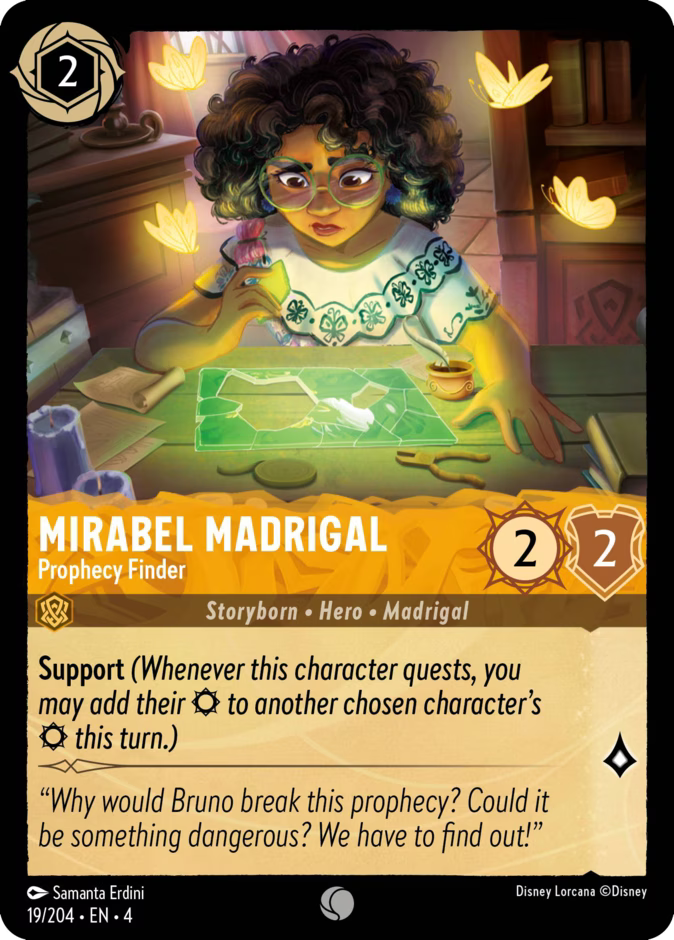 Mirabel Madrigal - Prophecy Finder  — Ursula's Return (19/204) - Cold Foil