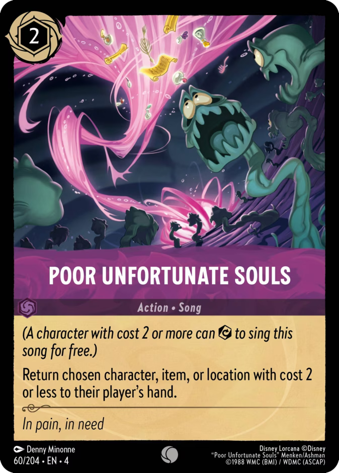 Poor Unfortunate Souls  — Ursula's Return (60/204) - Cold Foil