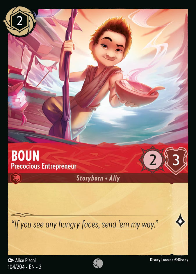 Boun - Precocious Entrepreneur  — Rise of the Floodborn (104/204) - Cold Foil