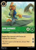 Don Karnage - Prince of Pirates  — Into the Inklands (71/204) - Cold Foil