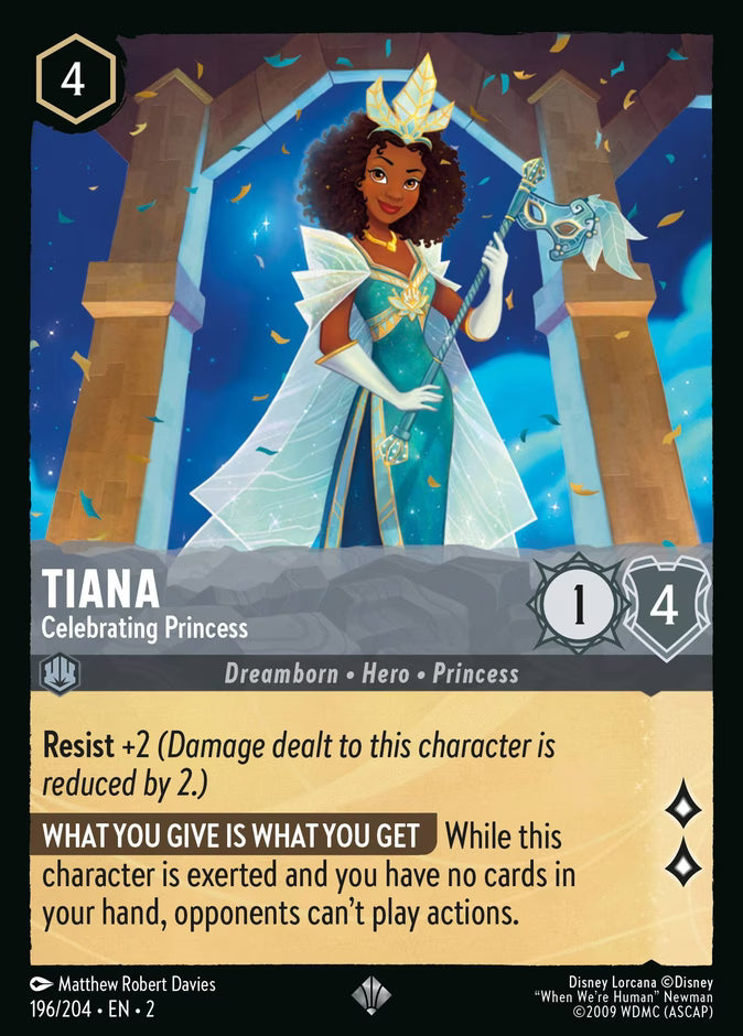Tiana - Celebrating Princess  — Rise of the Floodborn (196/204) - Cold Foil