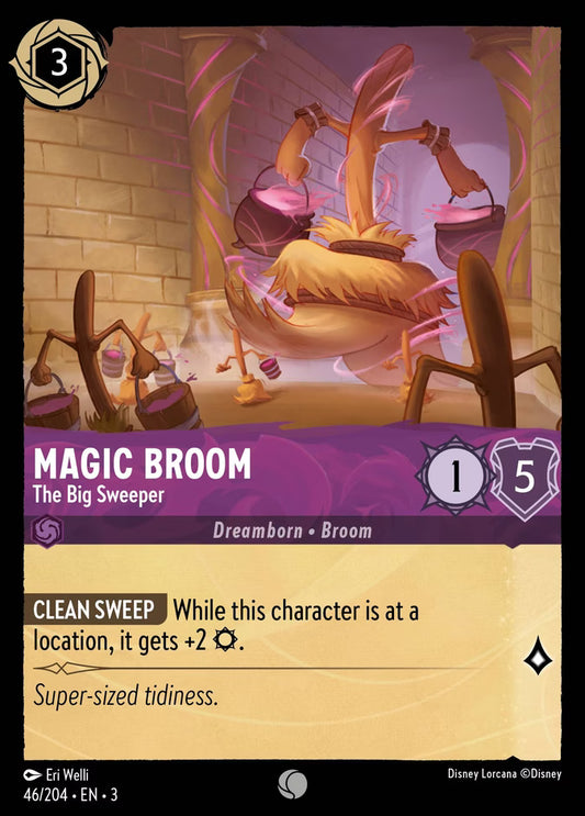 Magic Broom - The Big Sweeper  — Into the Inklands (46/204) - Cold Foil
