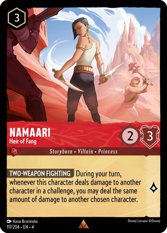 Namaari - Heir of Fang  — Ursula's Return (117/204) - Cold Foil