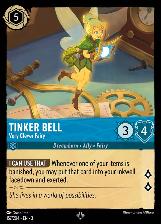 Tinker Bell - Very Clever Fairy  — Into the Inklands (157/204) - Cold Foil