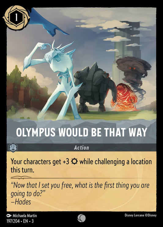 Olympus Would Be That Way  — Into the Inklands (197/204) - Cold Foil