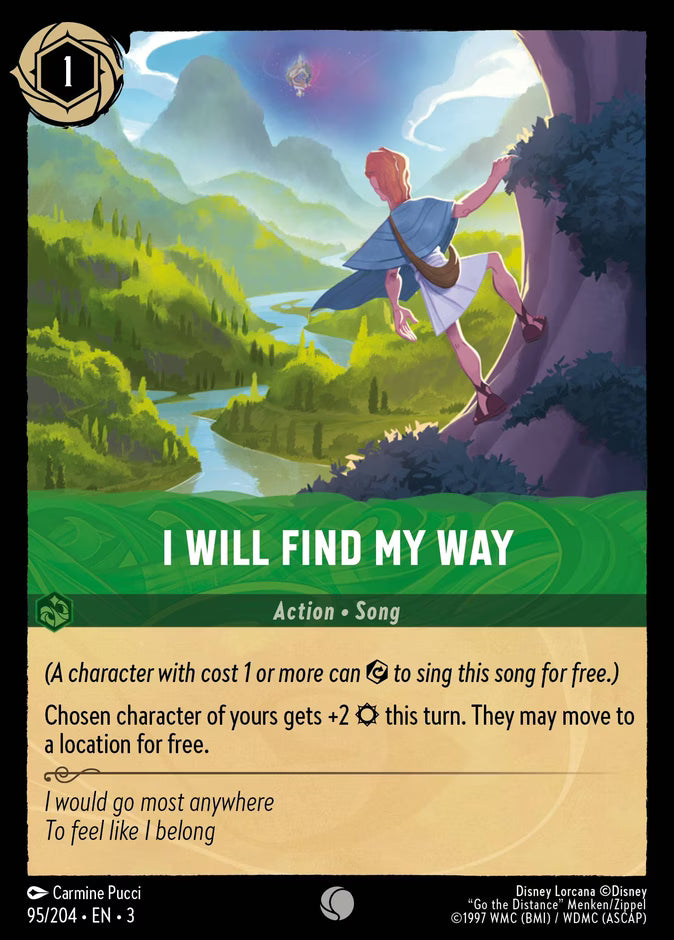 I Will Find My Way  — Into the Inklands (95/204) - Cold Foil