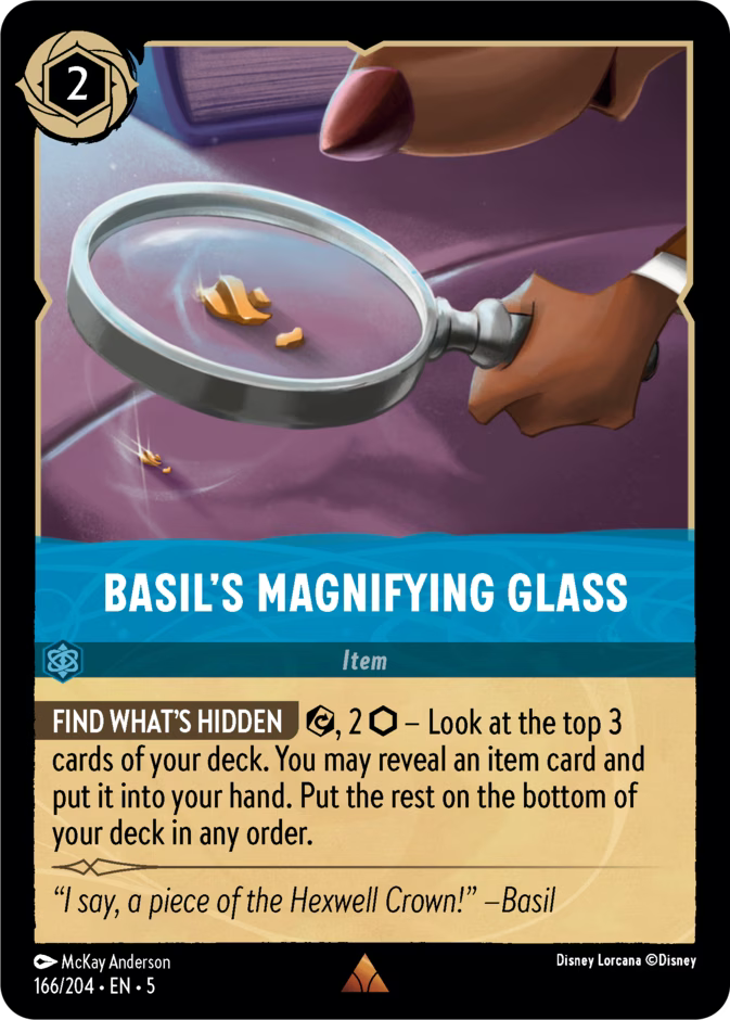 Basil's Magnifying Glass  — Shimmering Skies (166/204) - Cold Foil
