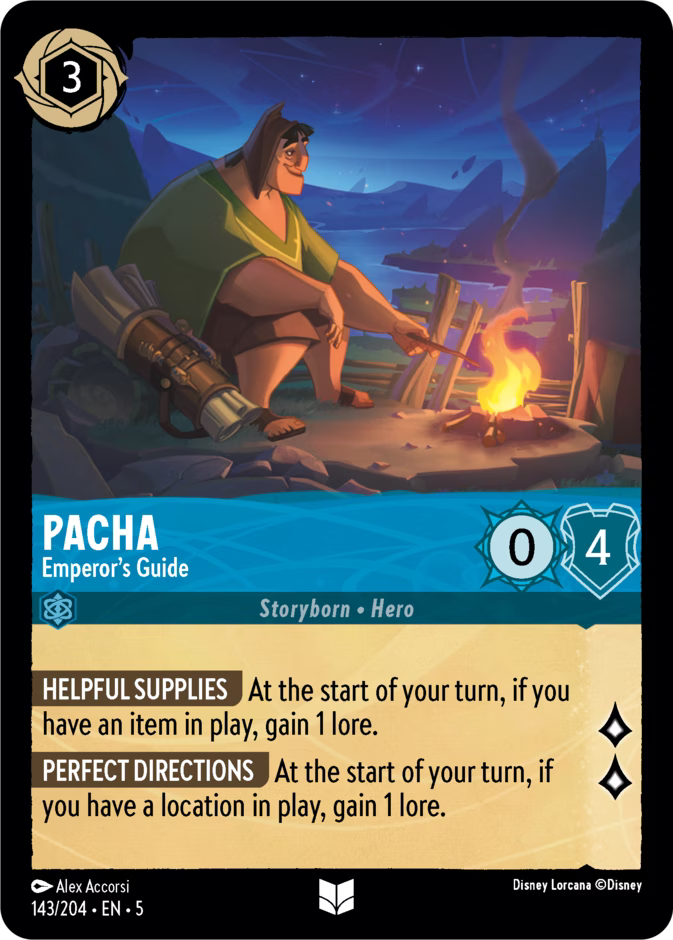 Pacha - Emperor's Guide  — Shimmering Skies (143/204) - Cold Foil