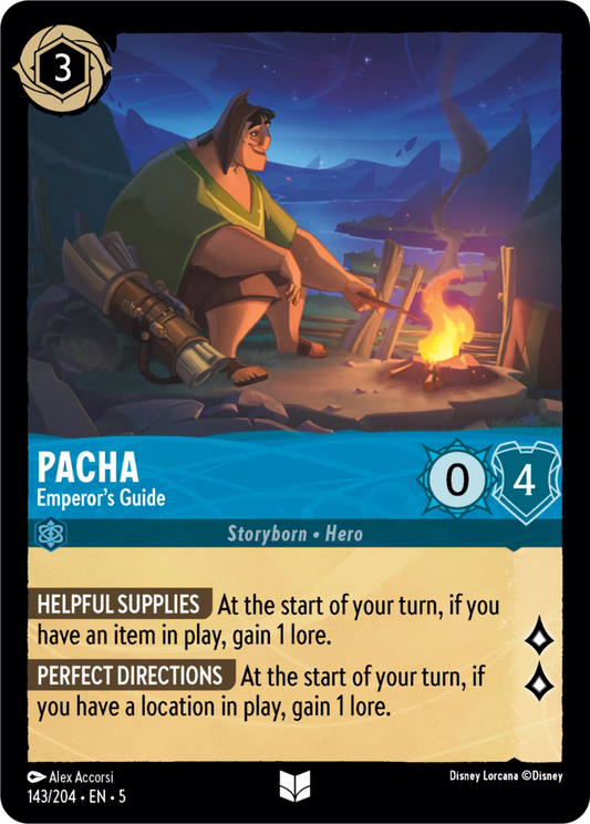 Pacha - Emperor's Guide  — Shimmering Skies (143/204) - Cold Foil