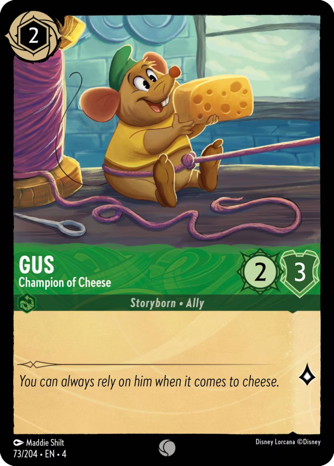 Gus - Champion of Cheese  — Ursula's Return (73/204) - Cold Foil