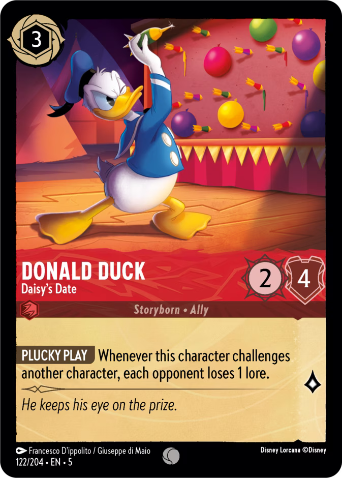 Donald Duck - Daisy's Date  — Shimmering Skies (122/204) - Cold Foil