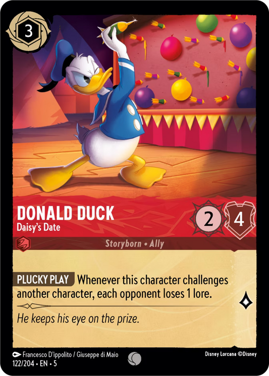 Donald Duck - Daisy's Date  — Shimmering Skies (122/204) - Cold Foil