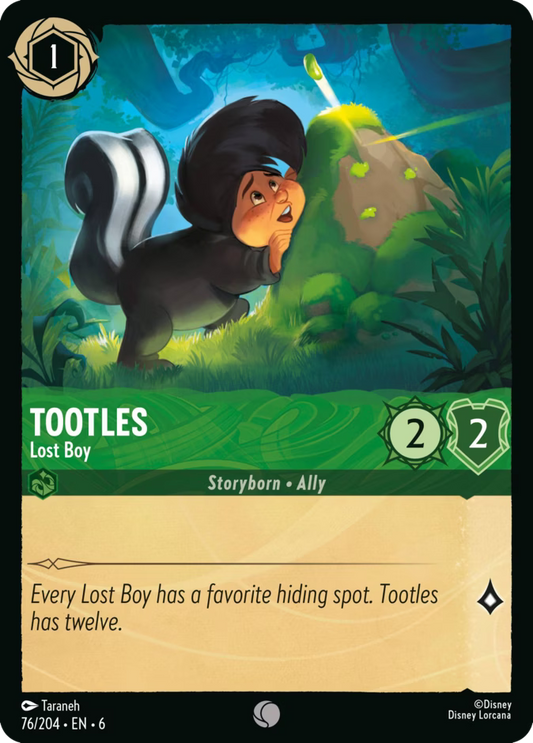 Tootles - Lost Boy  — Azurite Sea (76/204) - Cold Foil