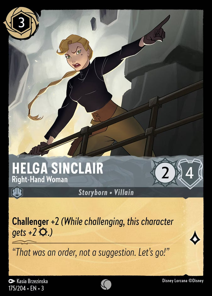 Helga Sinclair - Right-Hand Woman  — Into the Inklands (175/204) - Cold Foil