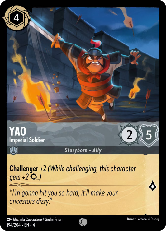 Yao - Imperial Soldier  — Ursula's Return (194/204) - Cold Foil