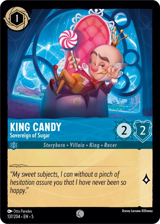 King Candy - Sovereign of Sugar  — Shimmering Skies (137/204) - Cold Foil