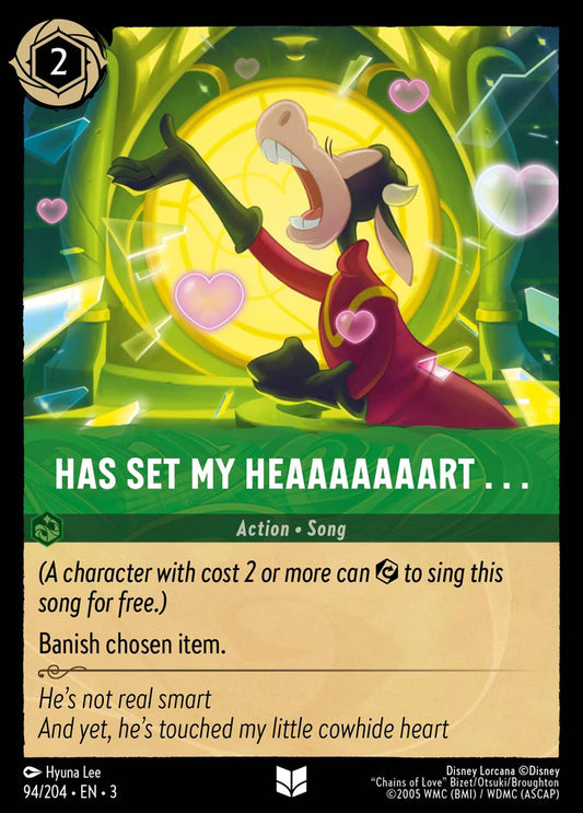 Has Set My Heaaaaaaart . . .  — Into the Inklands (94/204) - Cold Foil