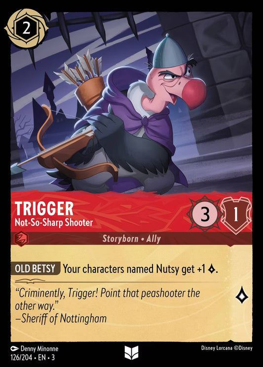 Trigger - Not-So-Sharp Shooter  — Into the Inklands (126/204) - Cold Foil