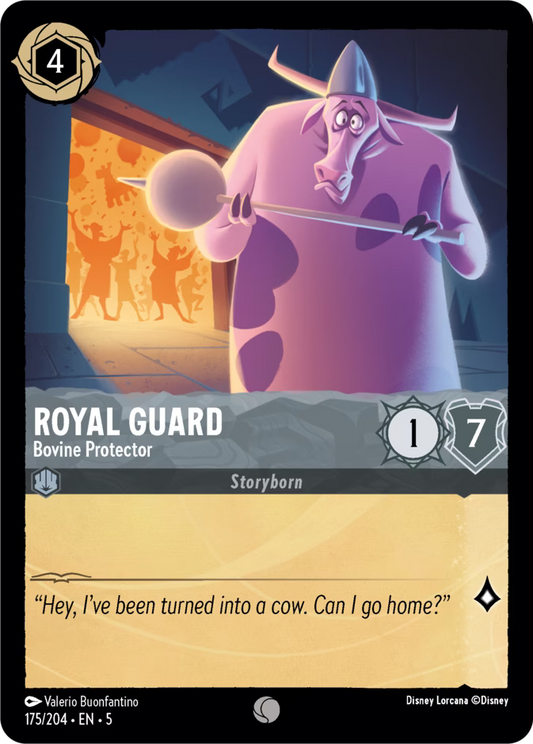 Royal Guard - Bovine Protector  — Shimmering Skies (175/204) - Cold Foil