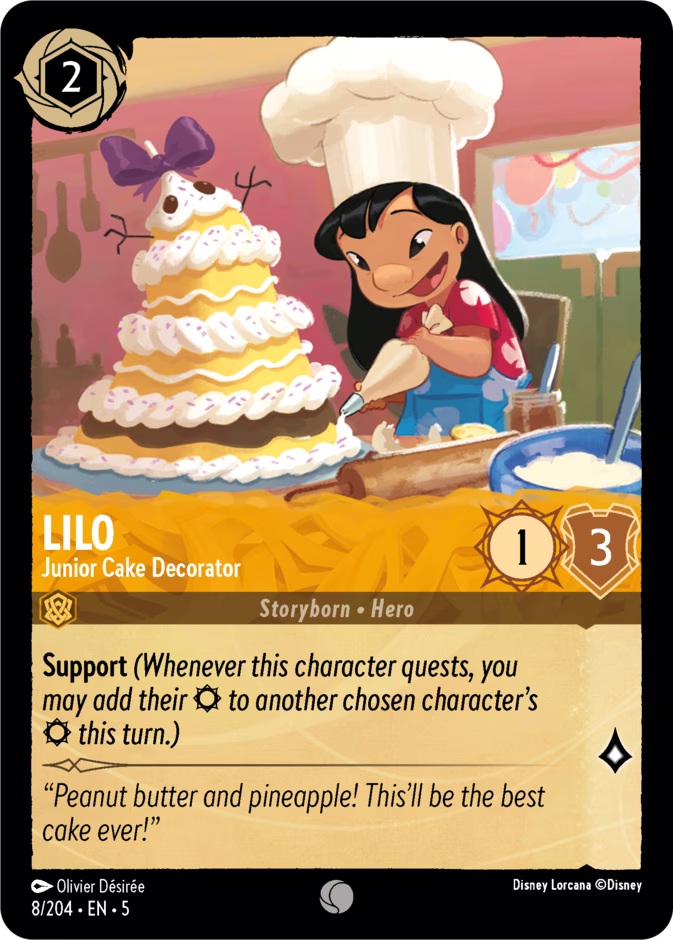Lilo - Junior Cake Decorator  — Shimmering Skies (8/204) - Cold Foil