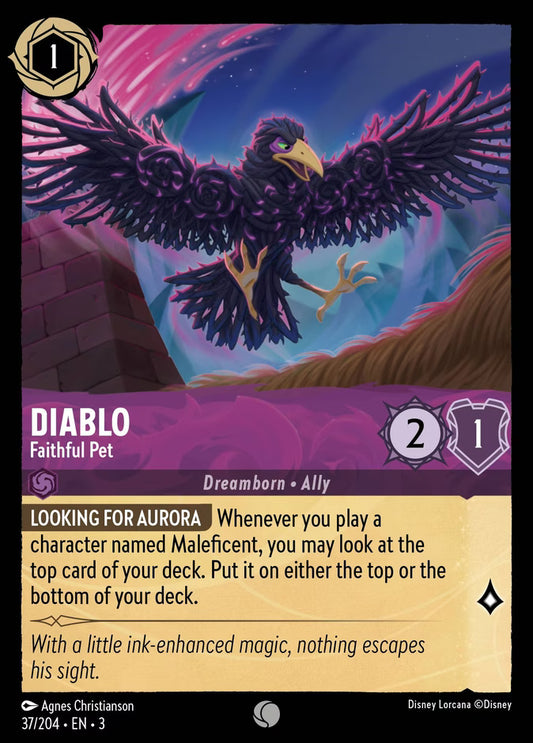 Diablo - Faithful Pet  — Into the Inklands (37/204) - Cold Foil