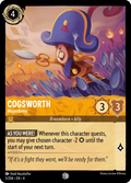 Cogsworth - Majordomo  — Ursula's Return (5/204) - Cold Foil
