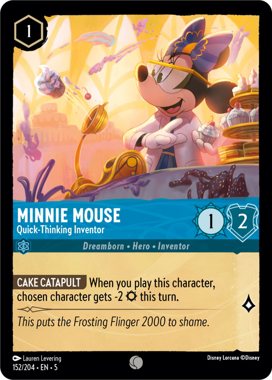 Minnie Mouse - Quick-Thinking Inventor  — Shimmering Skies (152/204) - Cold Foil
