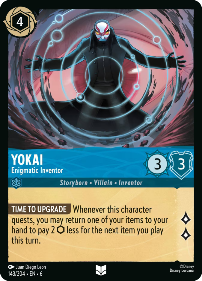 Yokai - Enigmatic Inventor  — Azurite Sea (143/204) - Cold Foil