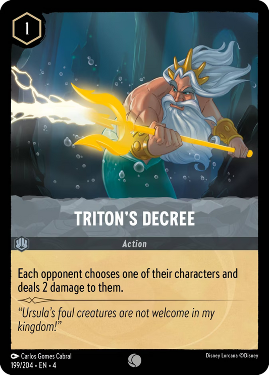 Triton's Decree  — Ursula's Return (199/204) - Cold Foil