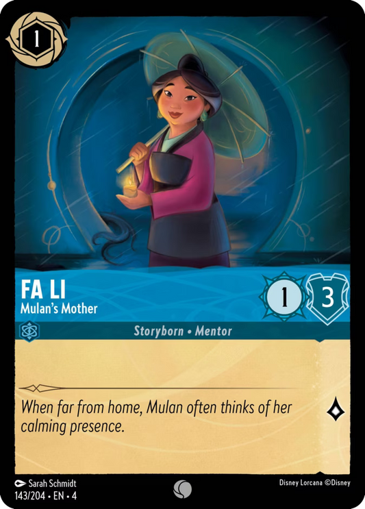 Fa Li - Mulan's Mother  — Ursula's Return (143/204) - Cold Foil