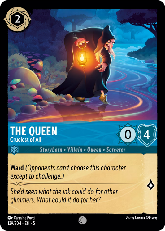 The Queen - Cruelest of All  — Shimmering Skies (139/204) - Cold Foil