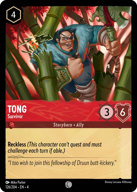 Tong - Survivor  — Ursula's Return (126/204) - Cold Foil
