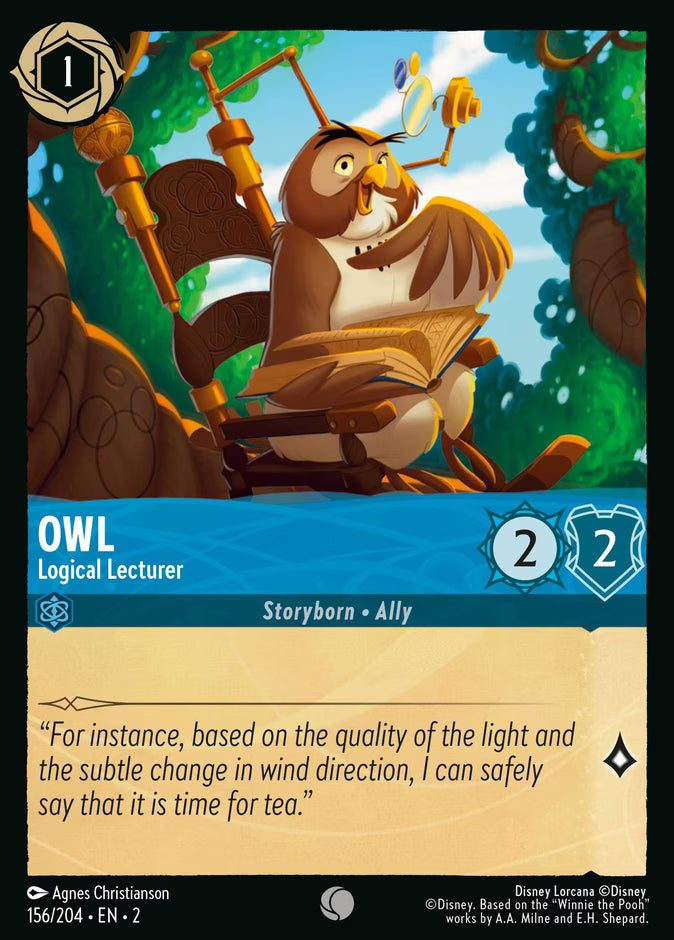 Owl - Logical Lecturer  — Rise of the Floodborn (156/204) - Cold Foil